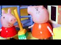 Peppa Pig Makes the Room Messy | Peppa Pig Stop Motion | Peppa Pig Toy Play