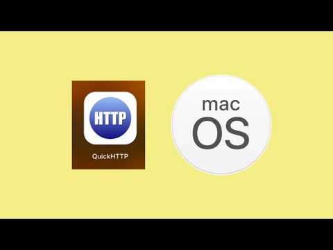 How to set up HTTP server on macOS from app store