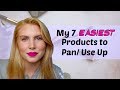 My 7 Easiest Makeup Products to Pan/ Use Up