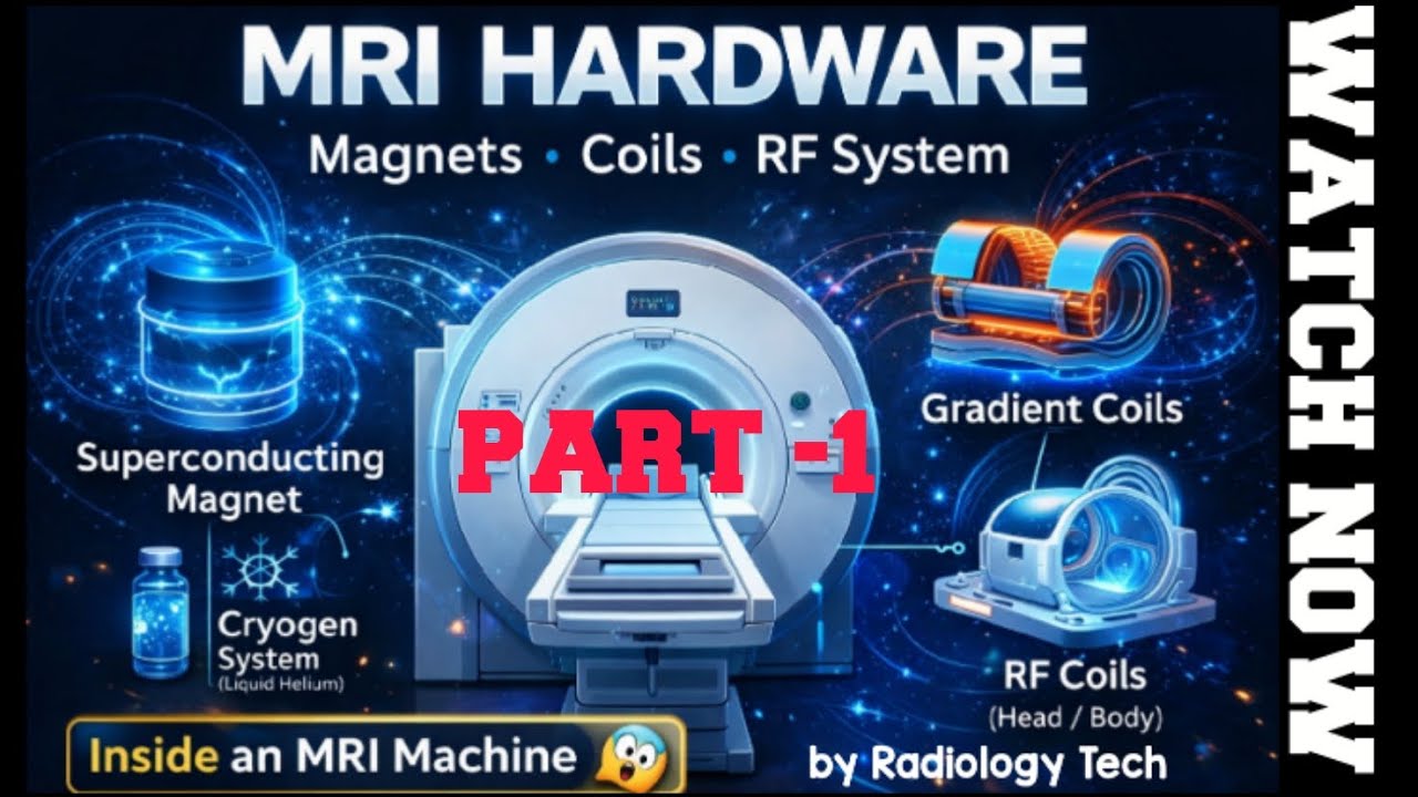 MRI Hardware Explained – Part 1 | Basics & Magnetism|RADIOLOGY TECH|