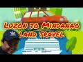 Luzon to Mindanao, Land Travel