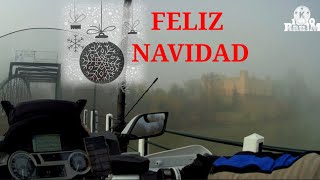 ✅Moto, Niebla, Castillo, Dron✌Malpica de Tajo música épica y Castillo. FELIZ NAVIDAD BMW K1600GTL