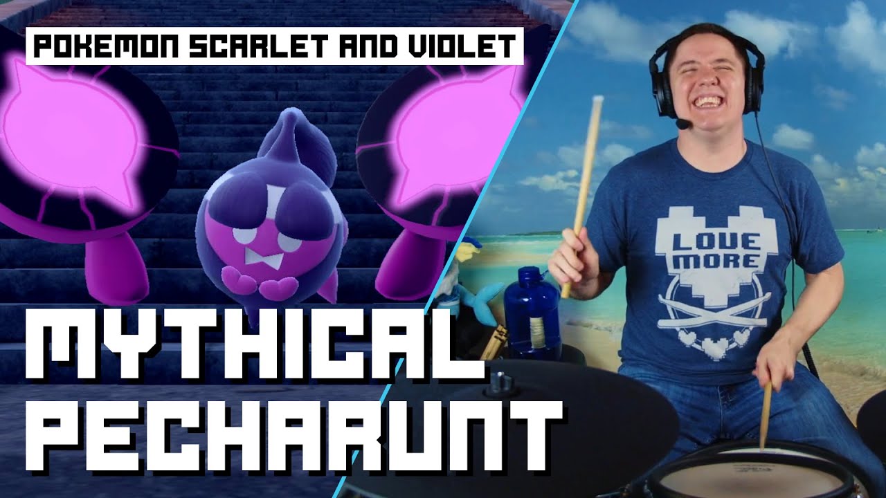 Mythical Pecharunt Battle - Pokemon Scarlet & Violet | Drum Cover
