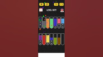 Water sort puzzle - Level 3077 #games #puzzle #level #games #watersortpuzzle #gaming #gameplay