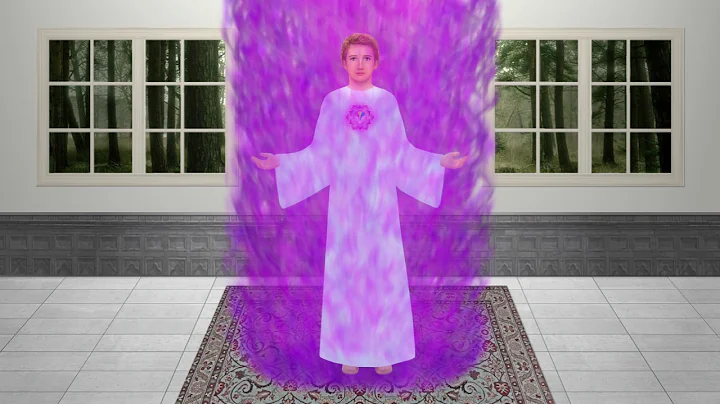 Radiant Spiral Violet Flame Decree Visualization