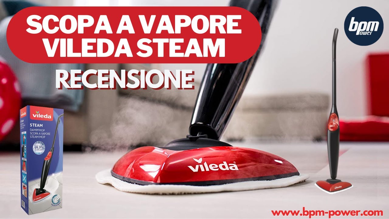 Recensione Vileda Steam: come pulire i pavimenti con la scopa a vapore  Vileda! - YouTube
