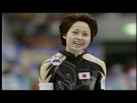 岡崎朋美 長野五輪女子スピードスケート500m 銅メダル