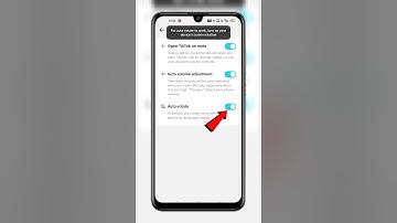 TikTok Auto Rotate Kaise On Karen | TikTok Auto Rotation Setting #techfrack #shorts