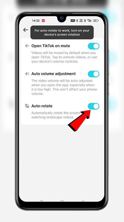 TikTok Auto Rotate Kaise On Karen | TikTok Auto Rotation Setting #techfrack #shorts