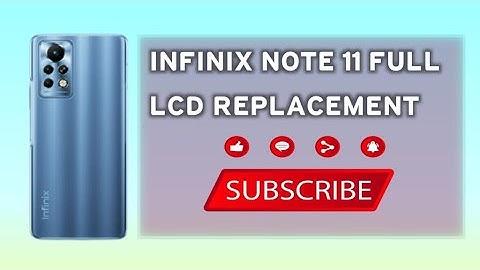 How to Replace the Infinix Note 11 Screen - Infinix note 11 screen replacement