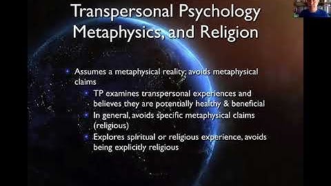 Transpersonal Psychology