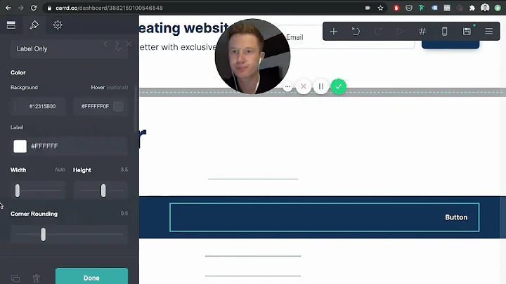 How to create navbars in Carrd