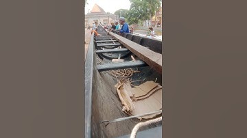 ghe ngo độc mộc đến từ Campuchia tại chùa Prêk On Đơk cần đước #khmersoctrang