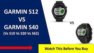 vs Garmin S40 Vs S10 - YouTube