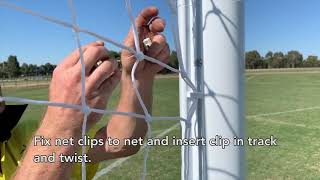 Portable Soccer Goal Installation Instructional Video - Abel Sports Goals and Flag Poles
