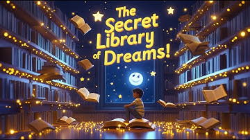“The Secret Library of Dreams 📚🌙  Magical Bedtime Poem for Kids  Imagination & Learning Song!”