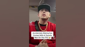 Don’t Stare On The TTC 😂 #comedy #ttc #funny #shorts