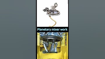 planetary mixer work mechanism #mechanicalengineering