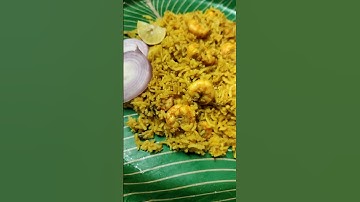 Awesome way to prepare Homemade Prawns pulao🤤🤤 #shorts