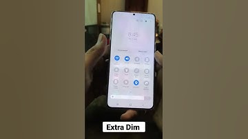 Galaxy Quick Tips - Topic 46 : Extra Dim