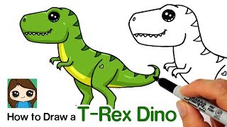 How to Draw a T-Rex Dinosaur Easy