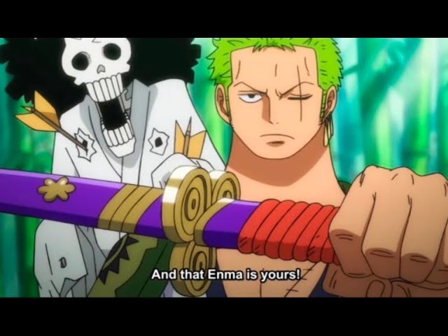 If zoro put Enma with his teeth - 9GAG