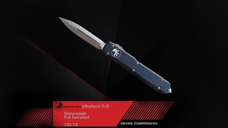 MICROTECH Ultratech D/E Stonewash Full Serrated 122-12