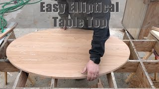 How to Cut Easy, DIY Elliptical Table Tops