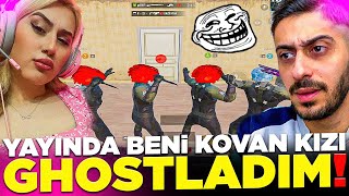 YAYININDA BENİ KOVAN KIZI  GHOSTLADIM ‼️ HADDİNİ BİLDİRDİM 🤬 PUBG MOBİLE