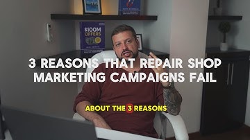 3 Reasons Your Repair Shop Marketing Isn