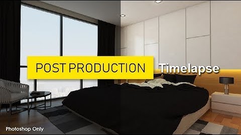 Post Production Timelapse in Photoshop Architecture Visualization