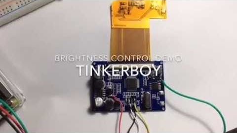 Brightness Control Demo for the 3.5" GearBest Screen