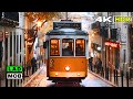 Portugal lisbon walking tour in 4kr and 3d sound  travel to lisbon in 2024