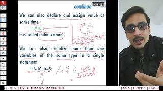 JAVA | VARIABLES IN JAVA | DYNAMIC INITIALIZATION | SCOPE OF VARIABLE | LIFETIME OF VARIABLE