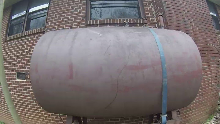 How to move an oil tank