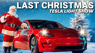 Tesla Light Show || Last Christmas