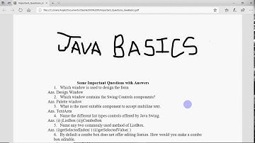Important Questions for Class 12 IP Board Exam, Part 1, Java Basics