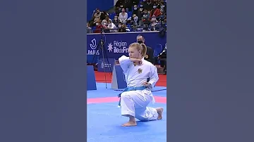 SANSAI Kata By JASMIN JUETTNER GER SILVER Medal Paris Open Karate 2022 Part 1 Shorts Wkf Karate 