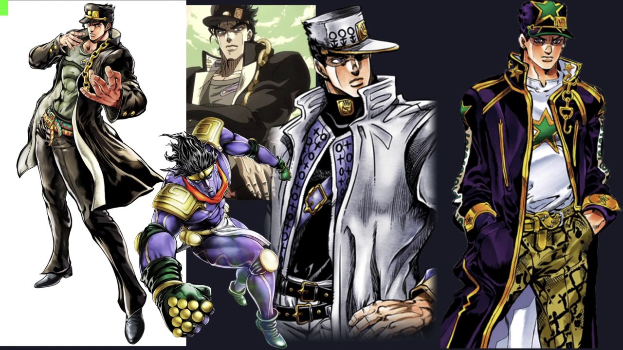 my sister reacts to jojo characters