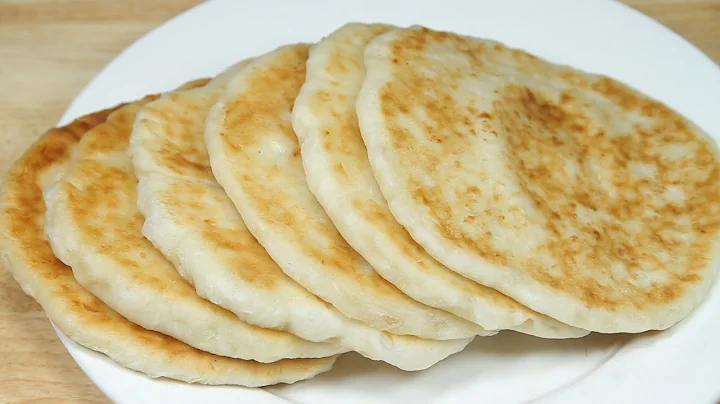 Toasted Flatbread, Super Easy Turkish Bread - Supe...