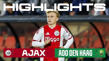 Highlights Jong Ajax - ADO Den Haag | Keuken Kampioen Divisie