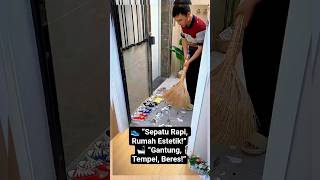 Rak Sepatu Tempel Dinding Minimalis Rak Sandal Kamar Mandi Gantungan Rak Susun Hemat Ruang