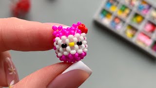 🎀 DIY Beaded Mini Amigurumi Hello Kitty: Fun and Easy Tutorial!