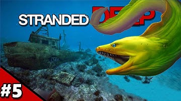 BOSS FIGHT!! The Great Abaia (EEL Boss) - Stranded Deep Episode 5