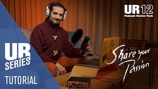 DTM・DAW UR12 Podcast Starter Pack Steinberg UR12B Podcast Starter Pack - Yamaha USA