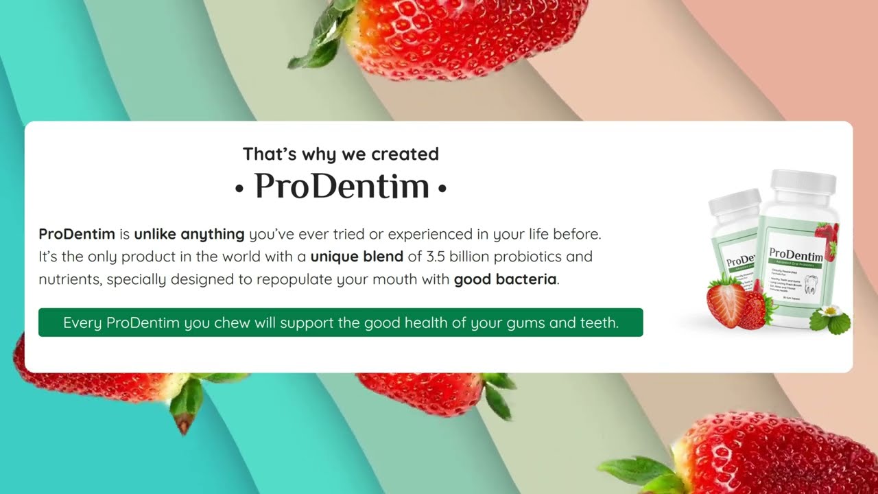 ProDentim: Revolutionize Your Oral Health with 3.5 Billion Probiotics.
