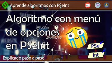 🔷 Algoritmo con MENÚ de OPCIONES en PSeInt | Menú Sumar Restar Multiplicar y Dividir en PSeInt💡