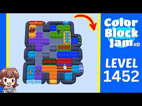 Color Block Jam Level 1452 walkthrough video preview