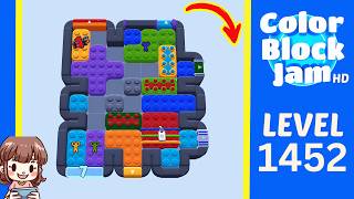 Color Block Jam Level 1452 Solution Walkthrough