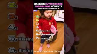 Ranking Cutest Babies Responses (Siblings Edition)
